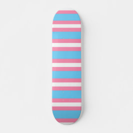 transflaggmönster på skateboard
