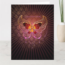 Transform Butterfly Moth - Greeting Card Kort