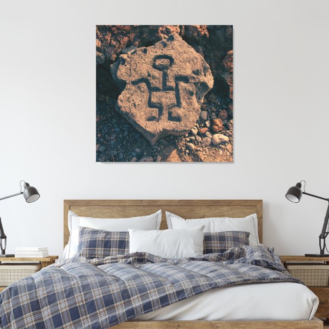 Transform Your Walls Into a Sacred Story Southwest Canvastryck (Insitu (sovrum))