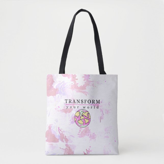 Transform your world Motivaional Tygkasse (Framsida)