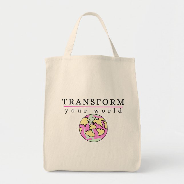 Transform your world Motivaional Tygkasse (Framsidan)