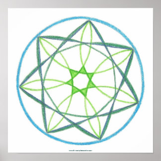 Transformation Mandala #2 Poster