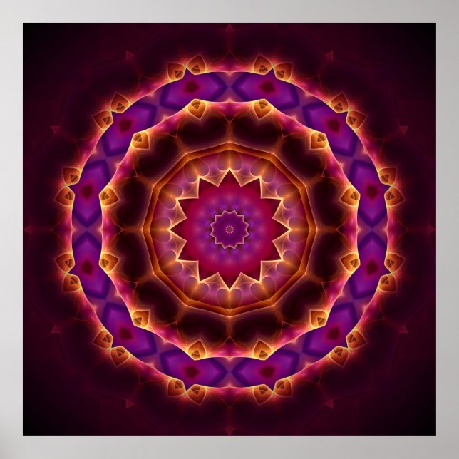 Transformational Mandala Poster (Framsidan)