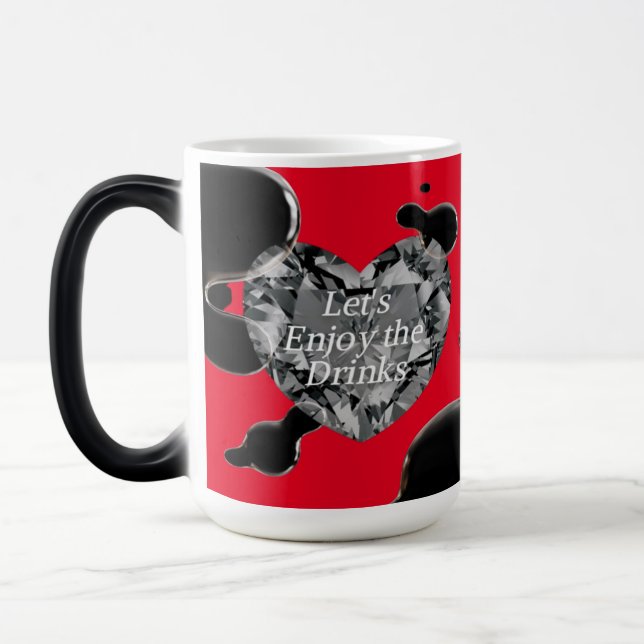 Transformativ värmeaktiverad kaffe Kopp (Vänster)