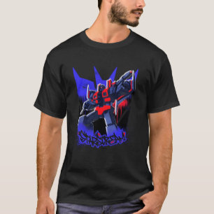 Transformatorerna Starscream Graffiti Painting Por T Shirt
