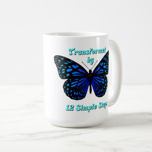 Transformerad genom 12 enkla steg, AA, NA, Al-Anon Kaffemugg