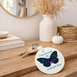 Transformerad genom 12 enkla steg, AA, NA, Al-Anon Nyckelring