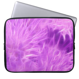 Transformerade lila Shades Flowers Laptop Fodral
