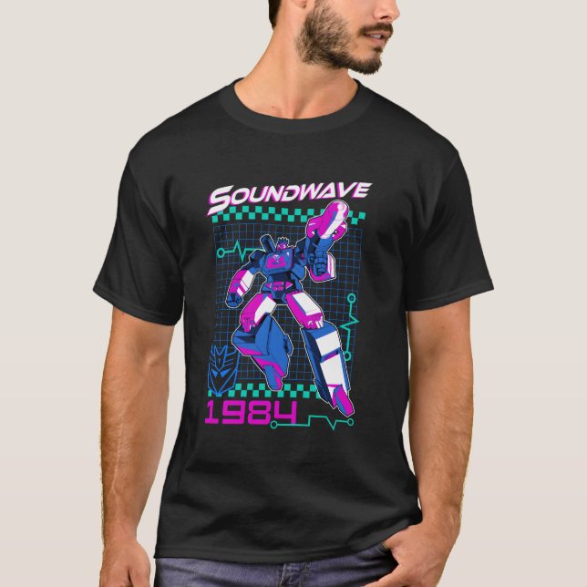 Transformers Soundwave 1984 T Shirt (Framsida)