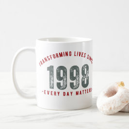 Transforming Lives Since 1998 | Teacher mug | Kaffemugg