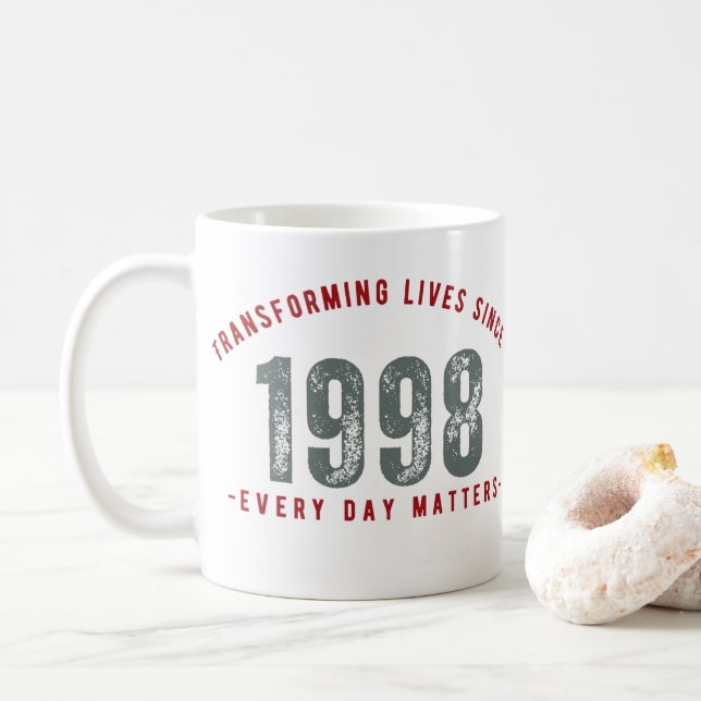 Transforming Lives Since 1998 | Teacher mug | Kaffemugg (Med munk)