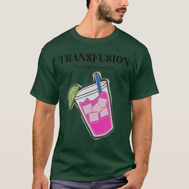 Transfusion It Will Make You Play Better Golf gift T Shirt (Framsida)