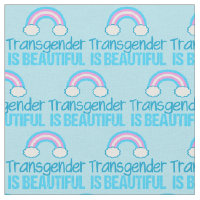 Transgender är Bevackert Rainbow Blue Rosa White