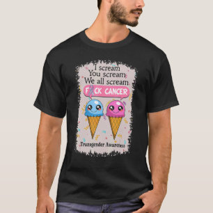 Transgender Awareness Cute Ice Creams Say T Shirt