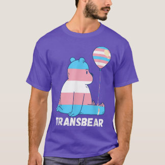 Transgender Ballon Bear Trans Pride Equality LGBTQ T Shirt