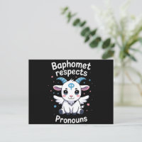 Transgender Baphomet respekterar pronomen Transsto