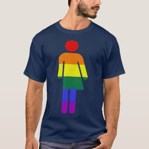 Transgender Bathroom Högers TWith Bathroom Symbol T Shirt