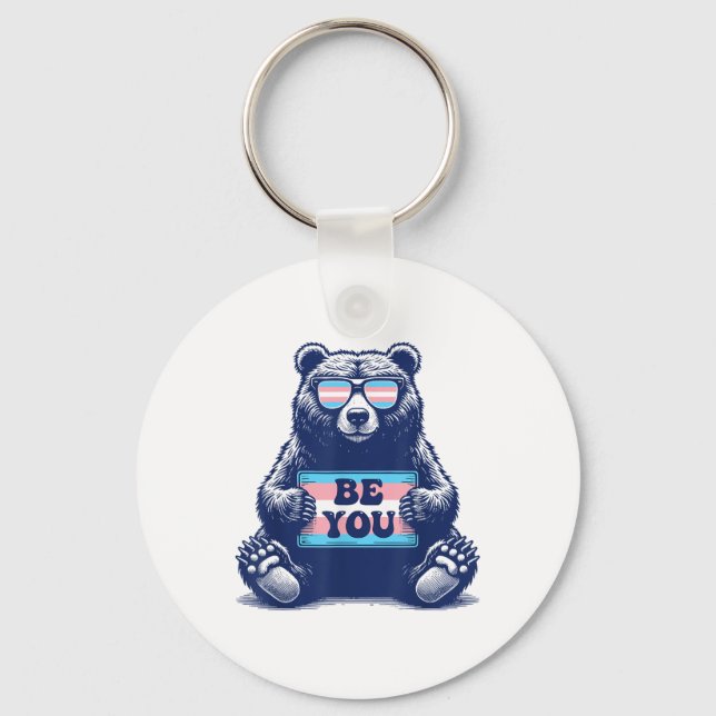 Transgender BE You Trans Pride M2f F2m Nyckelring (Framsida)