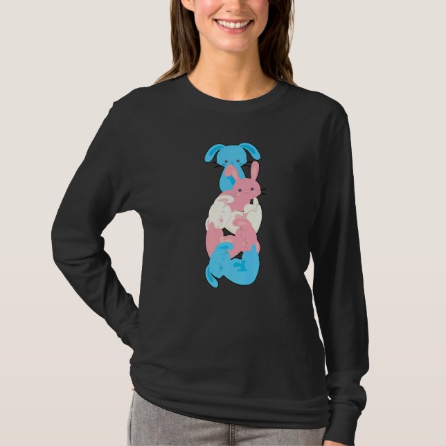 Transgender Bunny Transgender T Shirt (Framsida)
