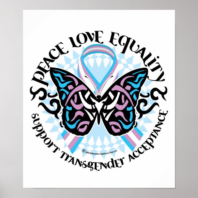 Transgender Butterfly Tribal Poster (Framsidan)