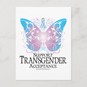 Transgender Butterfly Vykort