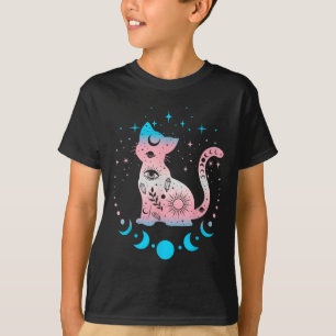 Transgender Cat Astrology Celestial Lgbt Pride Tra T Shirt