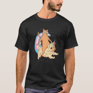 Transgender Cat Trans Pride Pug Transsexuell Flagg T Shirt