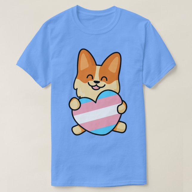 Transgender Corgi Heart Transgender Corgi Heart143 T Shirt (Design framsida)