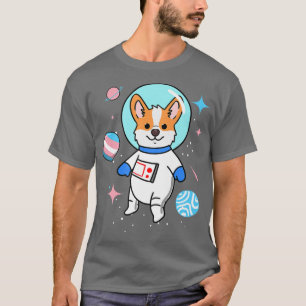 Transgender Corgi in Space Trans Pride 1334 T Shirt