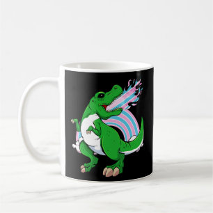 Transgender Dinosaur LGBT Q Coola T Rex Trans Kaffemugg
