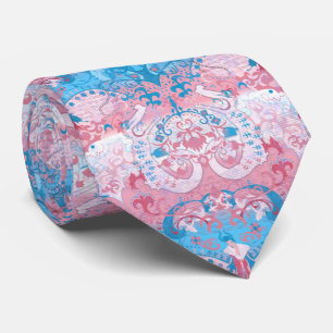 Transgender Dragon Damask - Trans Pride Flagga Fär Slips