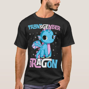 Transgender Dragon Tonåring Trans Pride Flagga Aes T Shirt