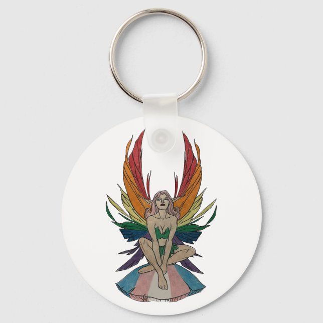 Transgender Faerie Nyckelring (Framsida)