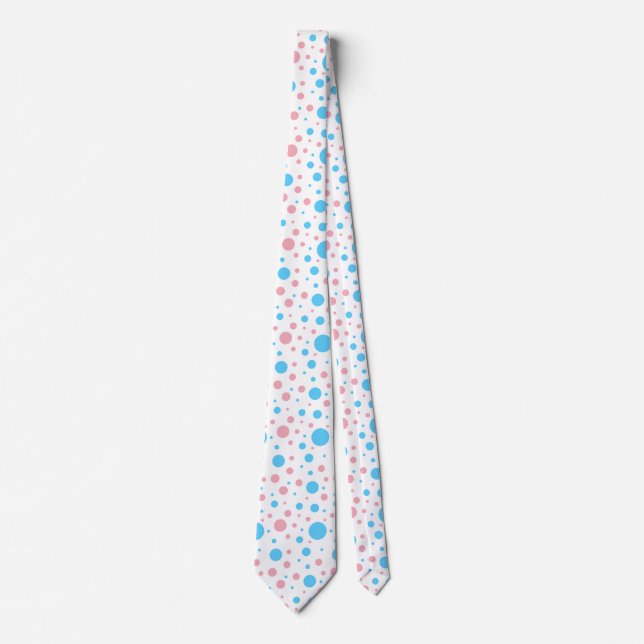 Transgender Färg Polka dots Slips (Framsida)