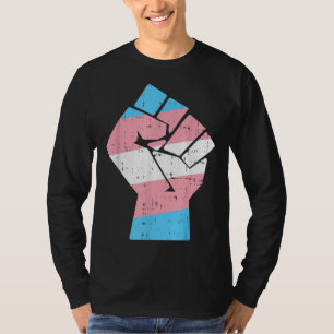 Transgender Fist Pride Högers LGBT Trans Transexua T Shirt