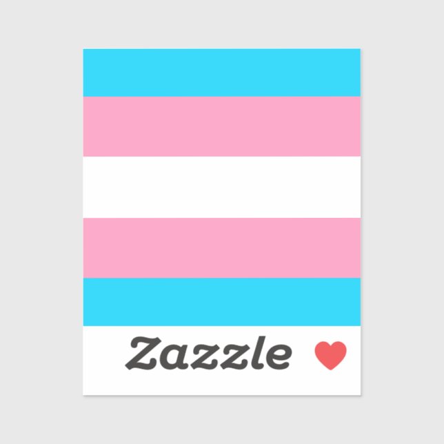  Transgender Flag | LGBTQIA+  Klistermärken (Ark)