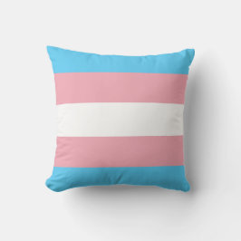Transgender Flagga 16 x 16 Dekorativ kudde