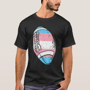 Transgender Flagga American Football LGBT Trans T Shirt