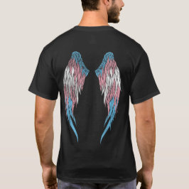 Transgender Flagga - Angel Vingar T Shirt