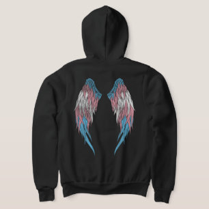 Transgender Flagga - Angel Vingar T Shirt