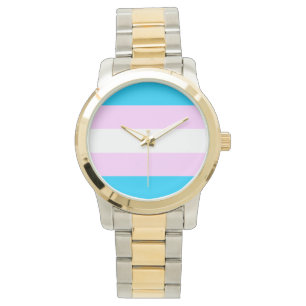 Transgender flagga armbandsur