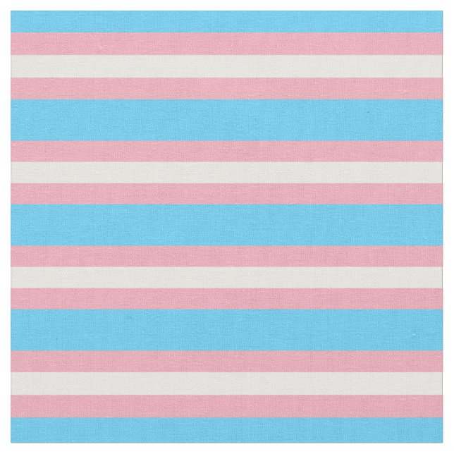Transgender Flagga Fabric & Pride mode /gender Tyg (Närbild)