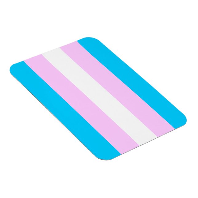 Transgender flagga magnet (Högersidan)