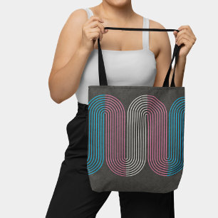 Transgender Flagga Minimalist Line Art Deco Tygkasse