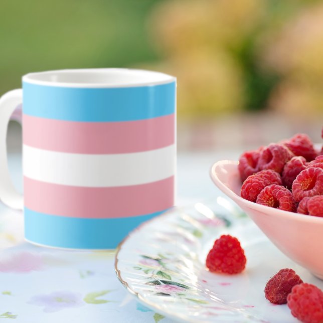 Transgender Flagga Mugg (Skapare uppladdad)