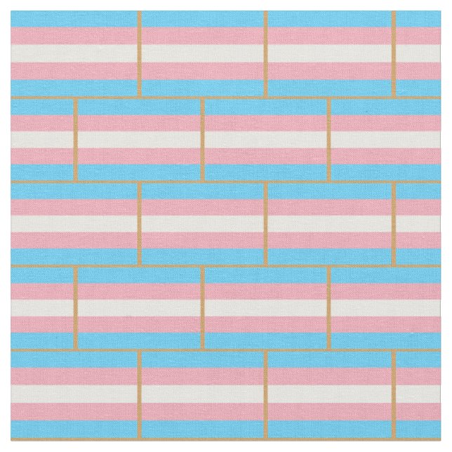 Transgender Flagga & Pride community mode/gender Tyg (Närbild)