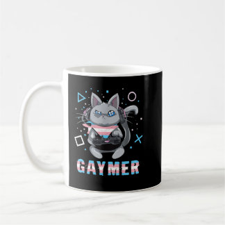 Transgender Gaymer Geek Pride Lesbisk Trans Gift C Kaffemugg