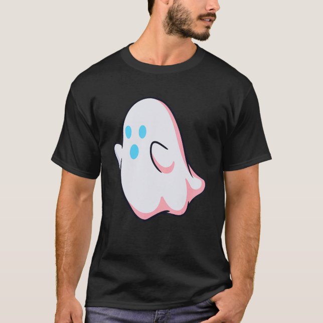Transgender Ghost Transgender T Shirt (Framsida)