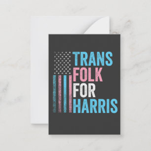 Transgender-HBT-teknik (Trans Folk for Harris Vale Anteckningskort