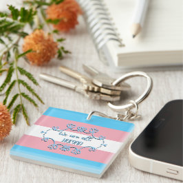 Transgender Hbtq-flagga Vi är alla människor Akryl